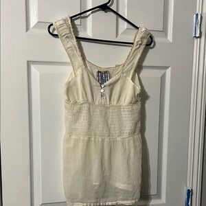 Free People Cream Tank Top